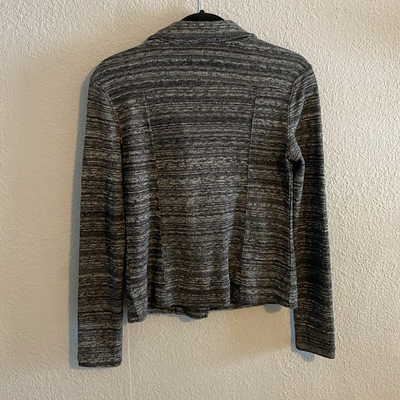 Calvin Klein Side Zip Office Career Wool Blend Jacket Women’s XS Sweater Moto - Picture 3 of 9